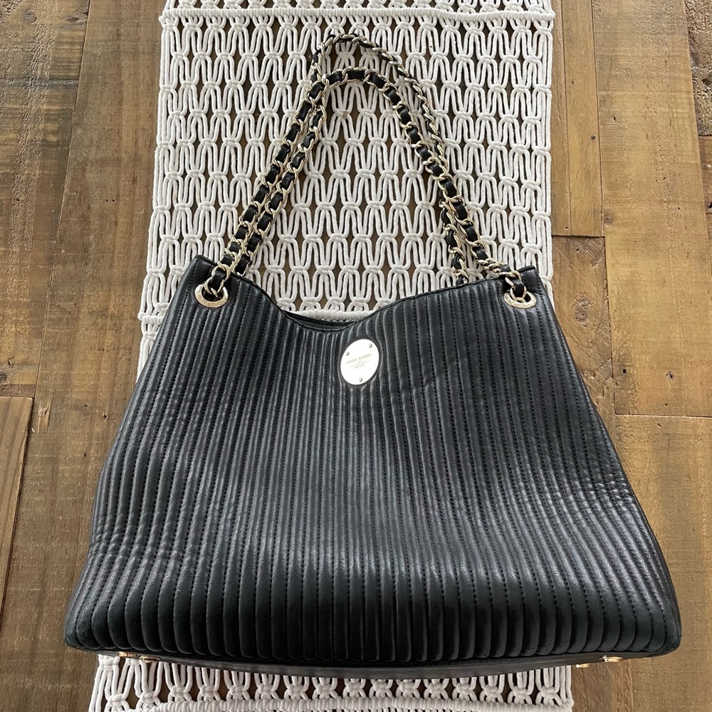 Henri Bendel Quilted Leather Tote